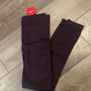 SPANX Dark Plum Leggings